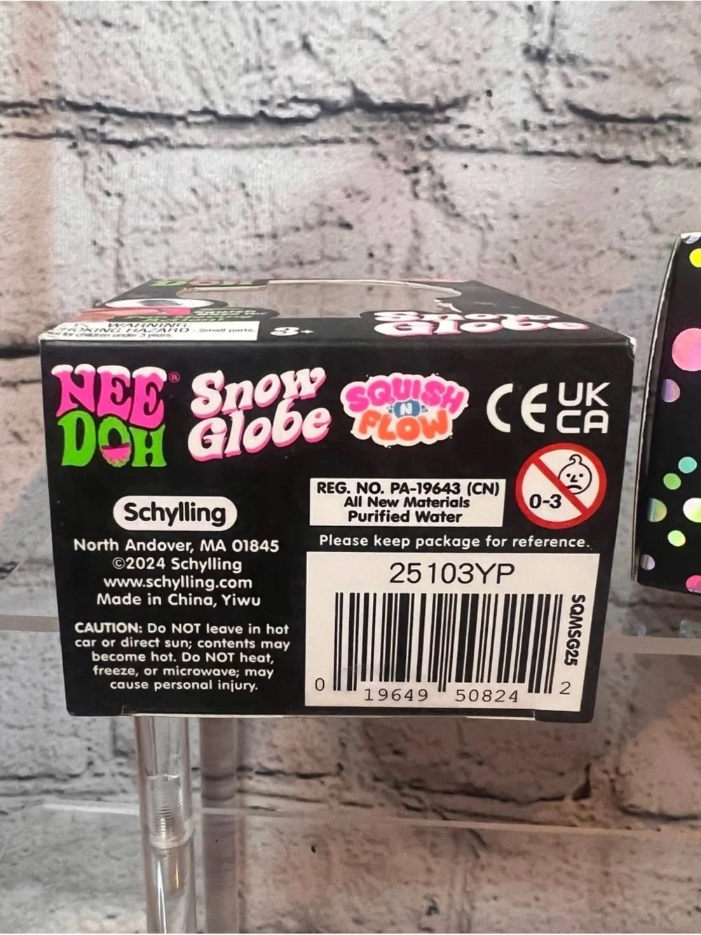 BNIB! RARE SnowGlobe Groovy the Dohman + NeeDoh SnowBall Crunch